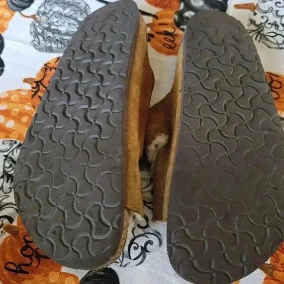Birkenstock Arizona shearling tan suede slip-on shoes size women 11 men\'s 9 main image 7